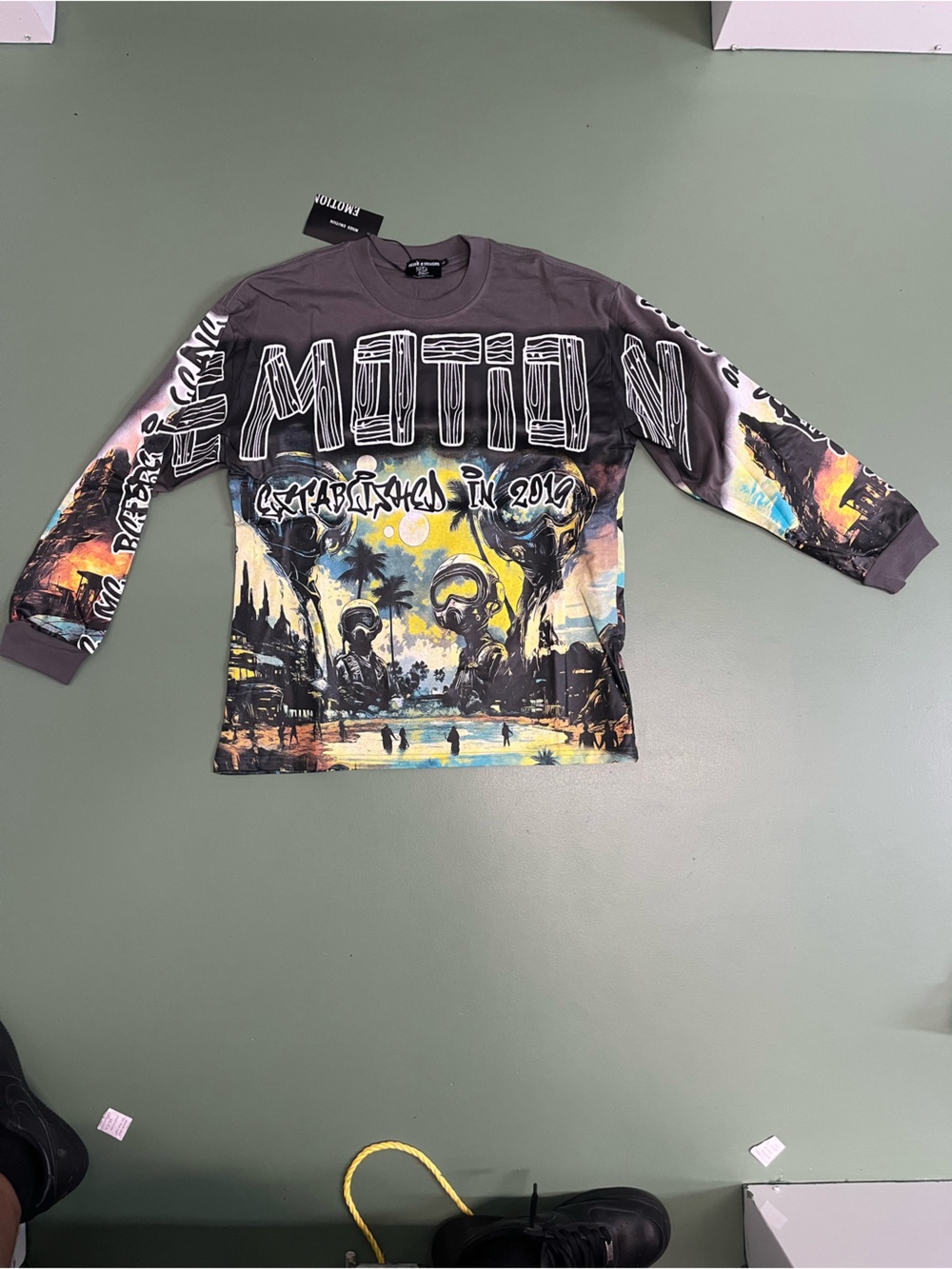 Brand New Mixed Emotion Love Me When Before I Leave long sleeve sweatshirt